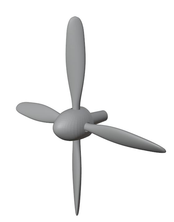 P702 SB2C-4 Helldiver propellers